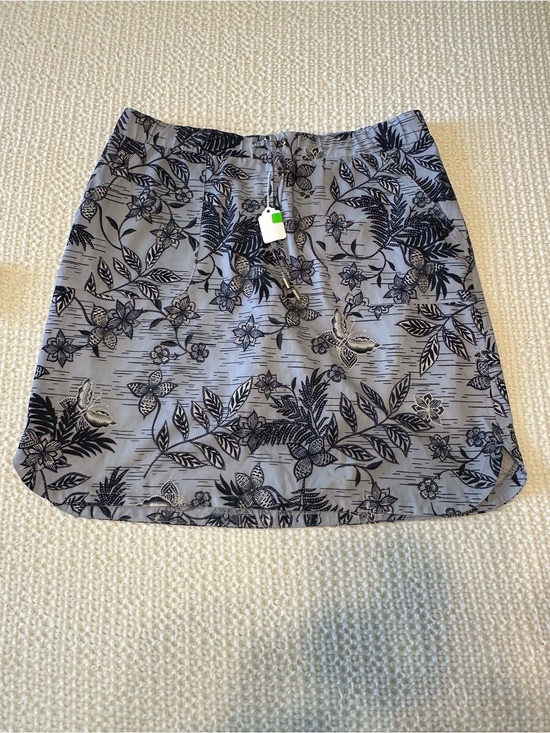 Chico's Dresses & Skirts - Chico’s Floral Print Blue Drawstring Women's Skort